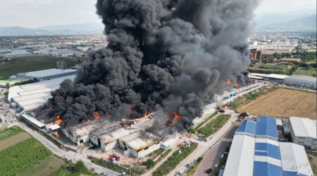 Bursa'da byk yangn