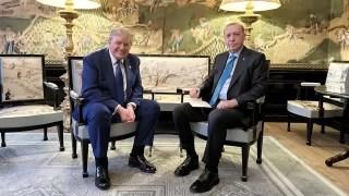 Cumhurbakan Erdoan, ABD Bakan Trump ile bir araya geldi