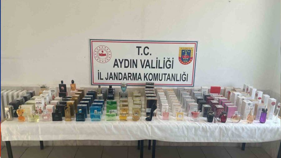 Didim'de kaçak parfüm avı: 1 gözaltı