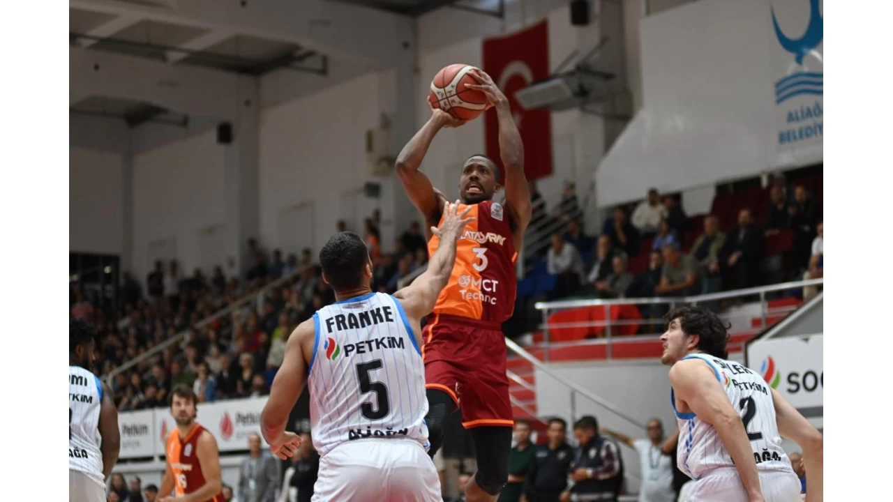 Galatasaray Aliaa Petkimspor'u  80 - 75 yendi
