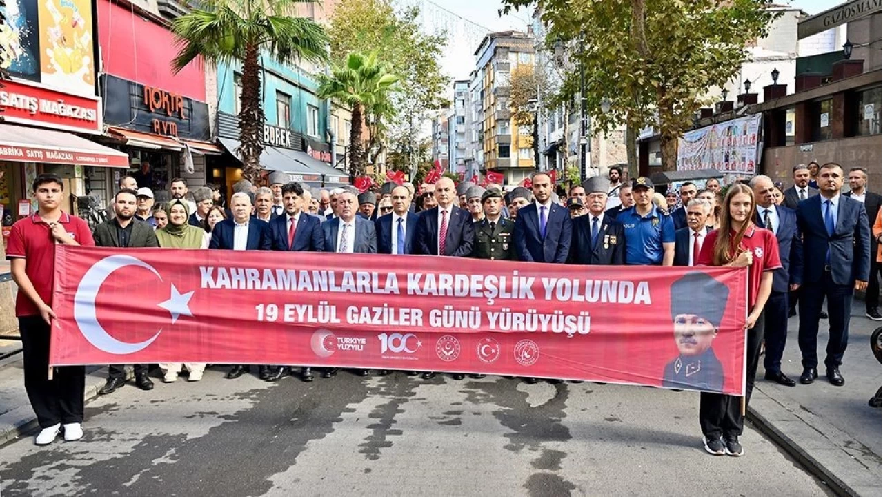 Gaziosmanpaa'da gazilere sayg yry yapld