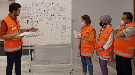 "Hastane afet ve acil durum planı uygulayıcı eğitim programı'