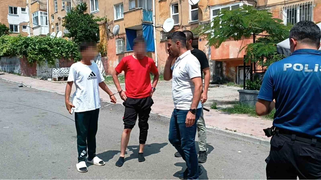 Mahalle kavgasında 1 polis yaralandı