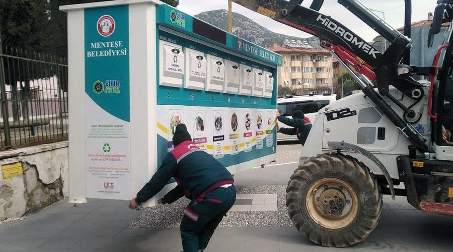 Menteşe'ye modern atık getirme merkezleri