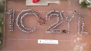 Öğrenciler Cumhuriyetin 102.yılını çizdi