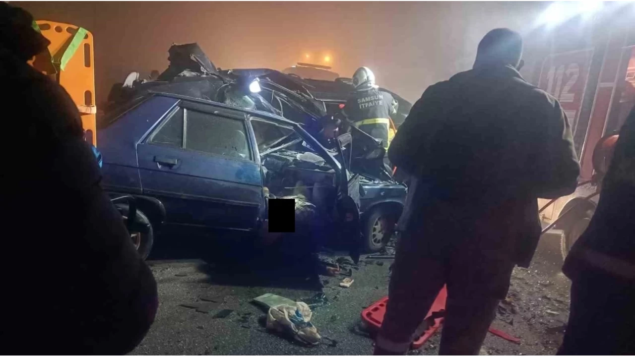 Samsun'da feci kaza: 5 ölü