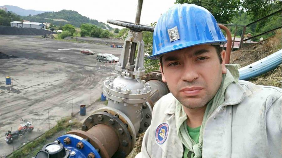 �ehit madencinin cenazesi topra�a verildi