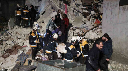Suriye'de depremdeki can kaybı 570'e yükseldi