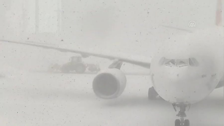 THY'nin �stanbul Havaliman�'ndaki 238 seferi iptal edildi