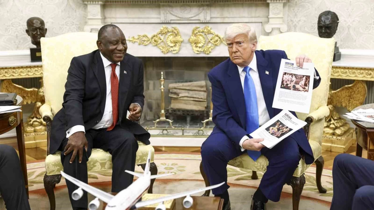 Trump, mevkidaşı Ramaphosa ile görüştü