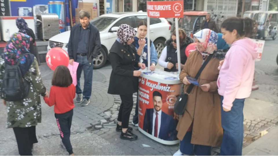 BTP Kayseri Teşkilatı sahada: Kent merkezinde stant çalışması