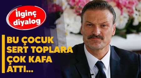Bu çocuk sert toplara çok kafa attı…
