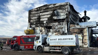 Elektrik �retim tesisinde ��kan yang�n kontrol alt�na al�nd�