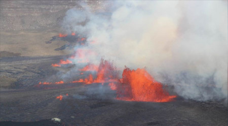 Kilauea Yanardağı faaliyete geçti