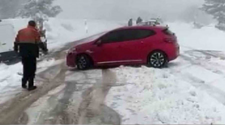 Nisan karı yolda bıraktı
