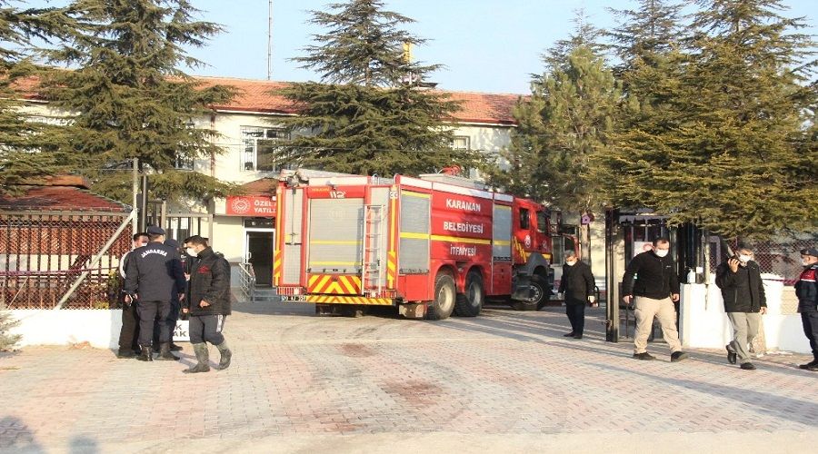 Özel yatılı bakım merkezinde yangın