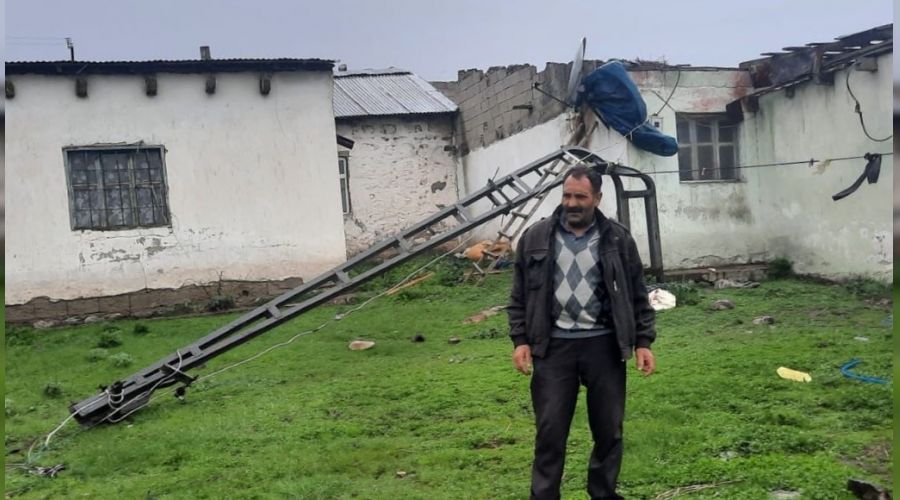 Sar�kam��'ta f�rt�na �at�lar� u�urdu