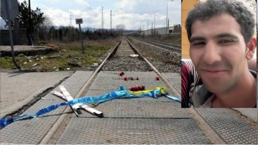 Telefonla konu�urken tren �arpt�