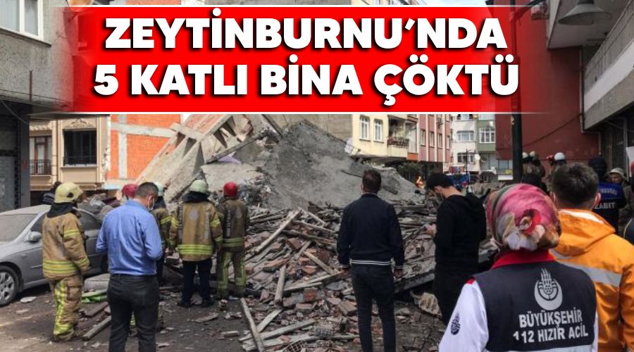 Zeytinburnu'nda 5 katl� bina ��kt�