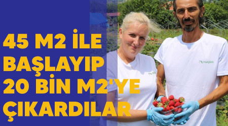 45 m2 ile başlayıp 20 bin m2'ye çıkardılar