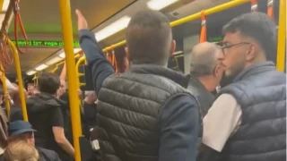 Alkoll olduu iddia edilen kii metroyu birbirine katt