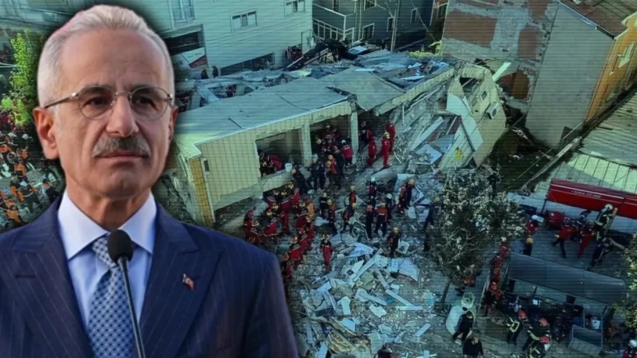 Bakan Uraloğlu Gebze'de çöken bina ile ilgili konuştu