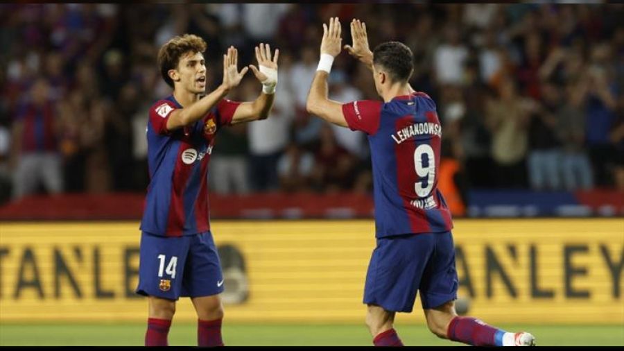 Barcelona 2-0'dan geri d�nd� 