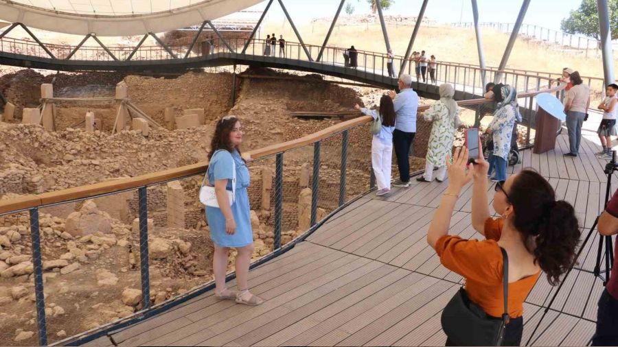 Bayramda Göbeklitepe'ye ziyaretçi akını