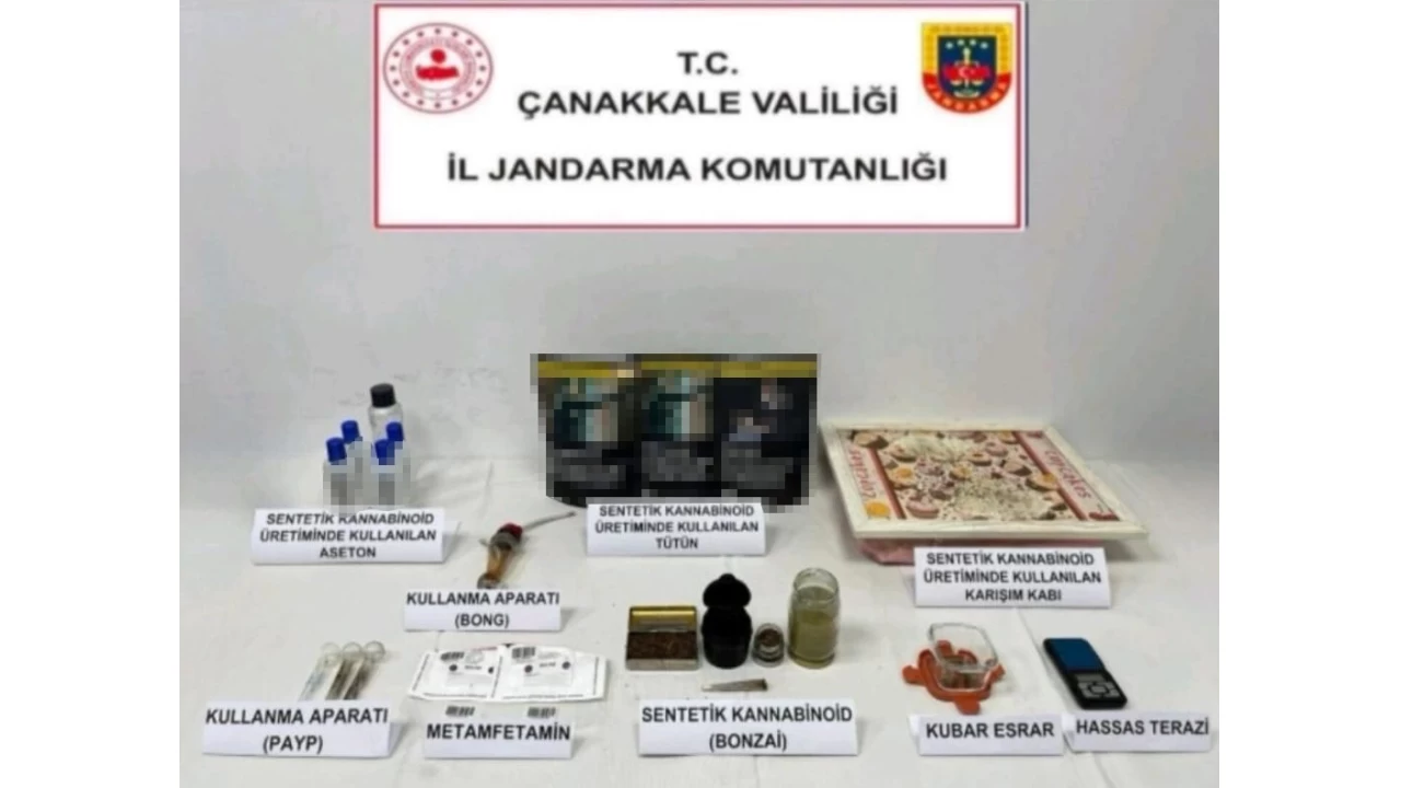 Çanakkale'de uyuşturucu operasyonu