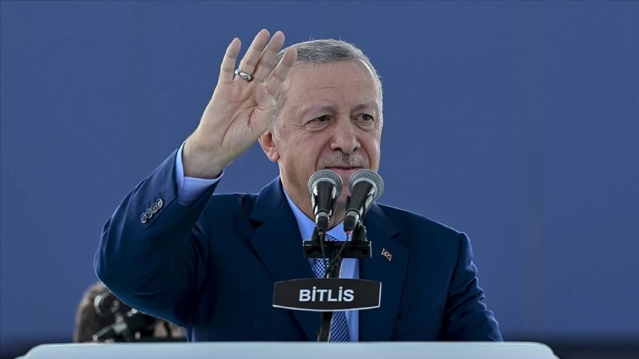 Erdoğan Bitlis'te toplu açılış töreninde konuştu