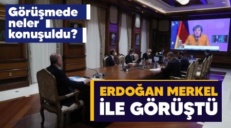 Erdoan Merkel ile grt