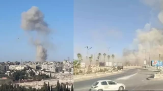 Halep'te patlama meydana geldi