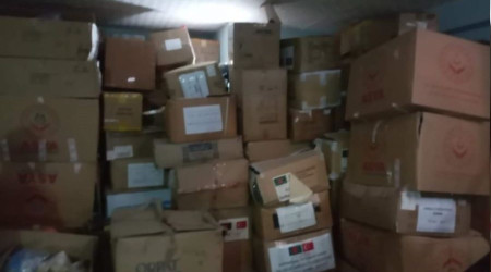 Hatay'da 30 milyon liralık deprem malzemesi ele geçirildi