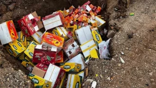 Hatay'da 465 kilogram tarihi ge�mi� �r�n imha edildi