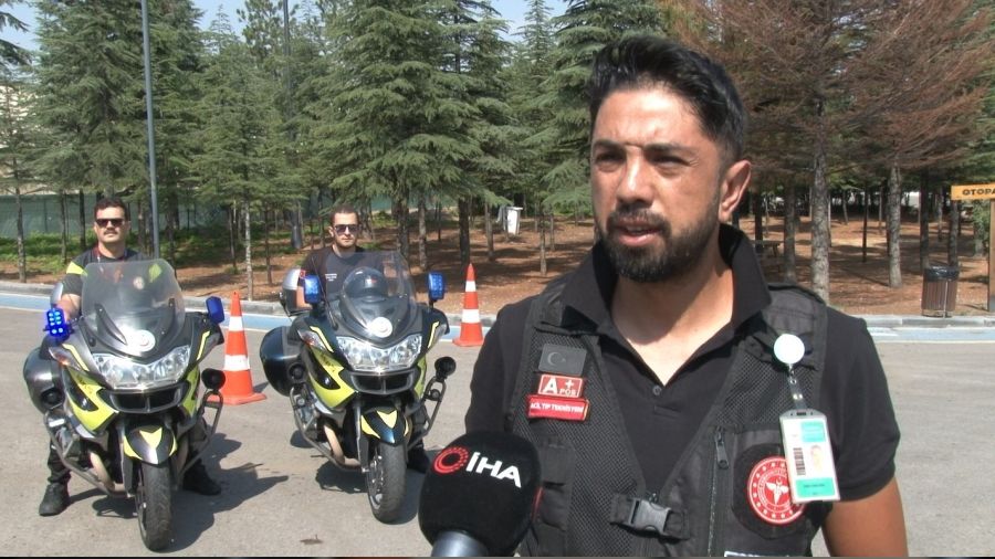 Motosiklet ambulanslar hayat kurtar�yor