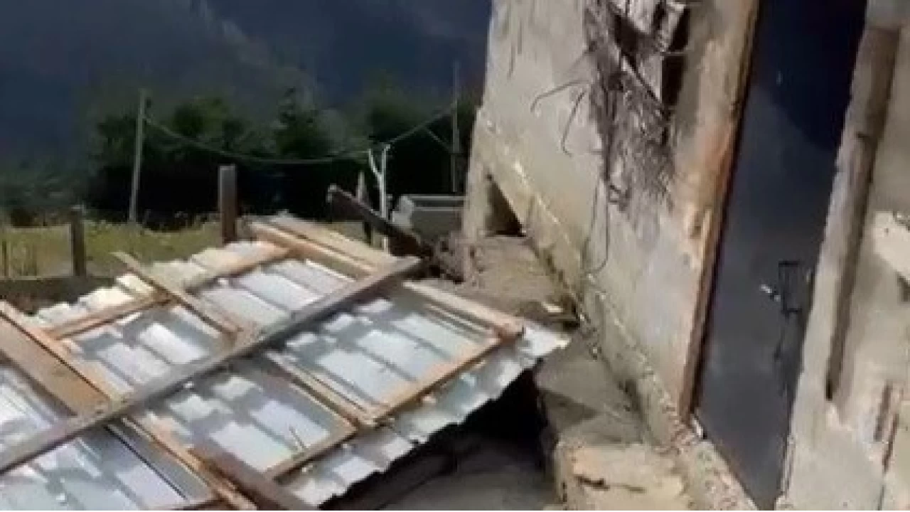 Rize yaylalarında 20 ev talan edildi