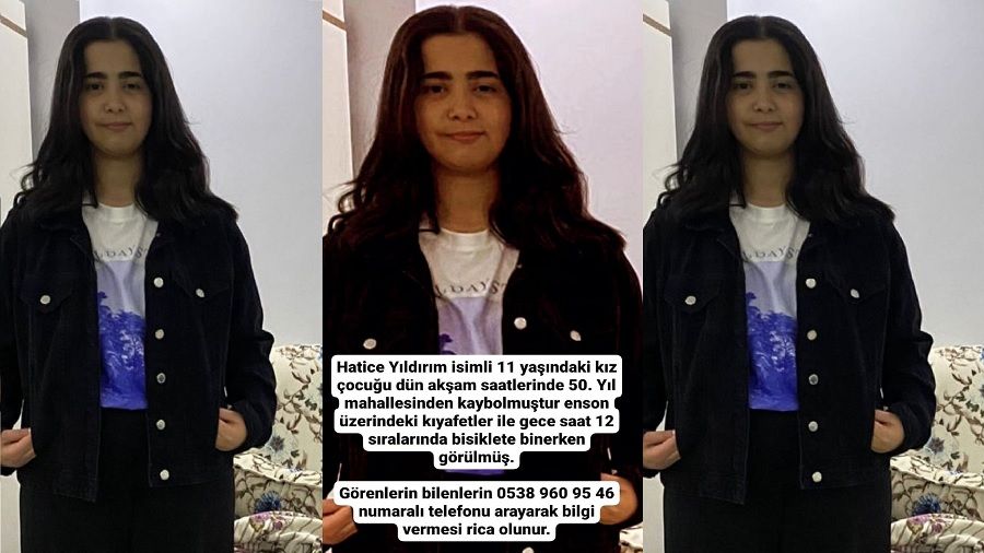 Sultangazi'de kaybolan 11 yaşındaki kızdan iyi haber