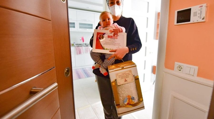 Yeni do�an her bebe�e bir fidan