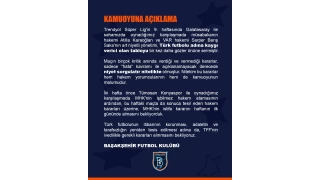 Baakehir'den Galatasaray mann hakemlerine sert tepki!