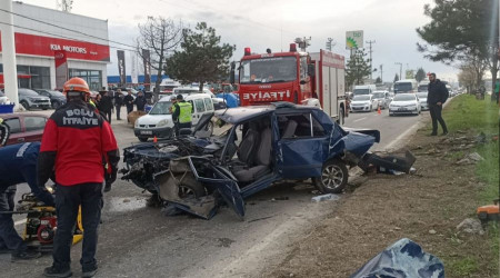 Bolu'da feci kaza: 1 ölü, 1 yaralı