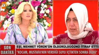 Canlı yayında cinayeti itiraf etti