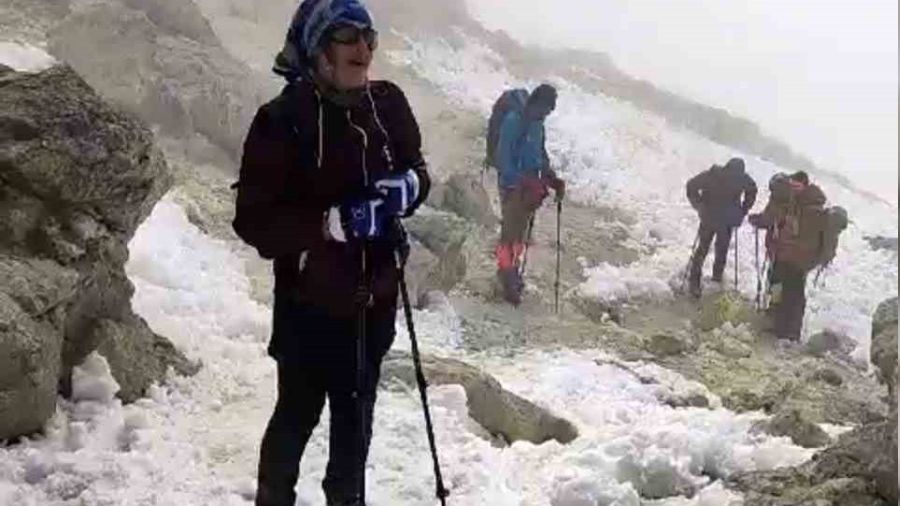 Dondurucu so�ukta A�r� Da��'na t�rman��