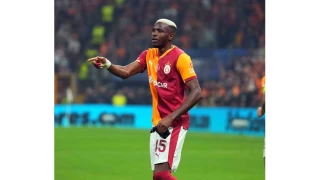 Galatasaray'n, ampiyonlar Ligi'ndeki en erken gol Osimhen'den