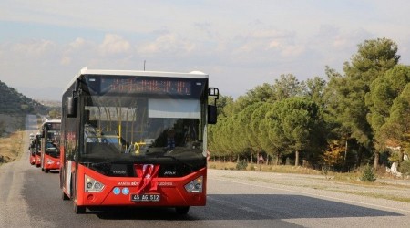 Manisa'da ALES'e girecek adaylara otobüs desteği