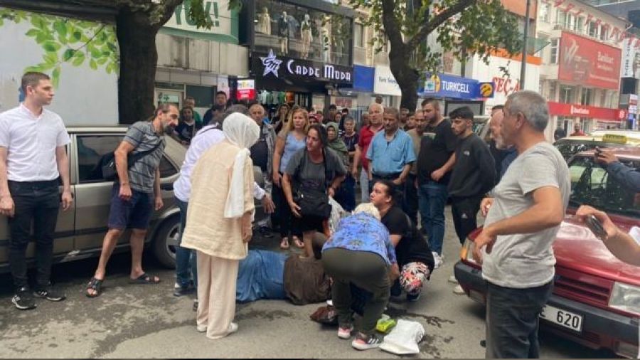 Otomobilin �arpt��� kad�n yaraland�