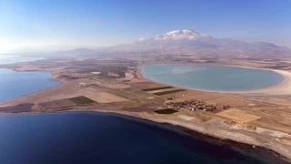 Van Gölü, Arin Gölü ve Süphan Dağı aynı kadrajda