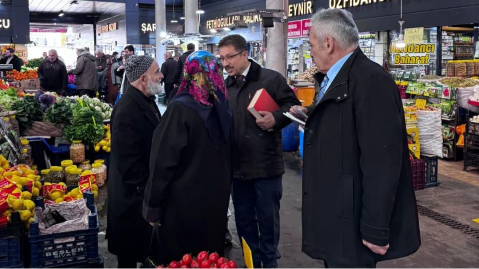 BTP Sivas�ta sahaya indi: Esnaf, oda ve bas�n ziyaretleriyle yo�un program