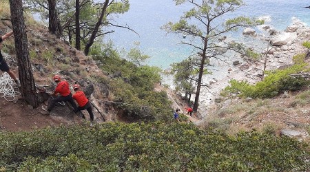 Ukraynalı kadın 4 saatte kurtarıldı