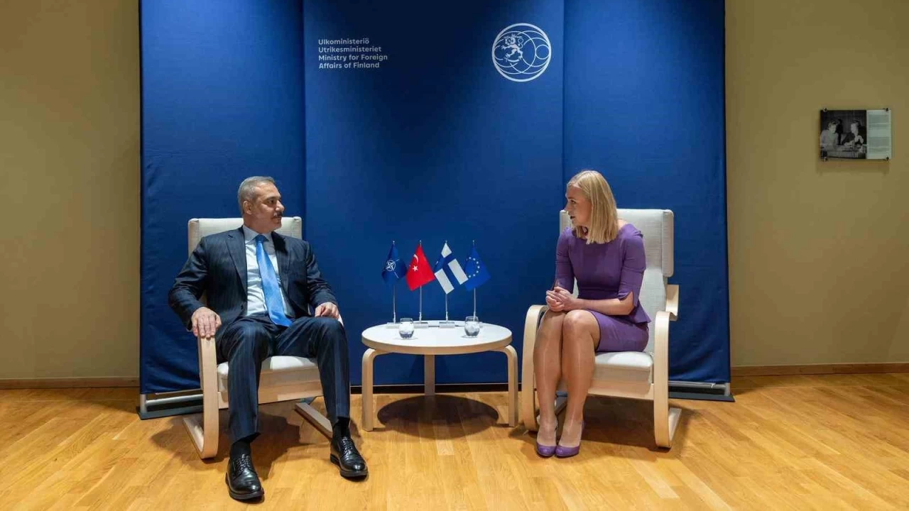 Bakan Fidan, Finlandiyalı mevkidaşı ile bir araya geldi